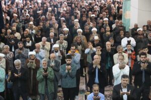 اقامه نماز باران در قم