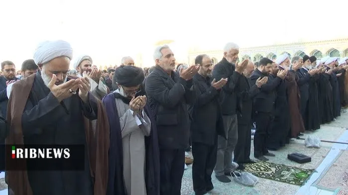 اقامه نماز باران در مسجد جمکران
