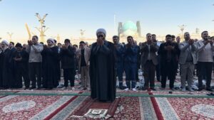 نماز طلب باران در حرم مطهر رضوی اقامه شد