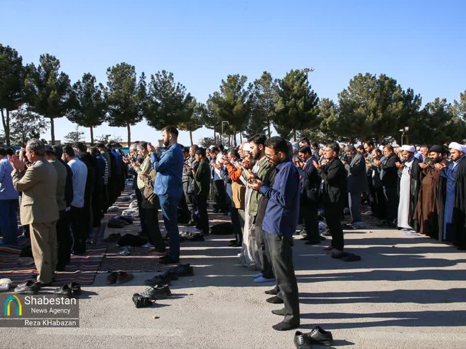 اقامه طلب نماز باران در شهرستانهای استان کرمان