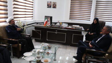 دیدار مدیر ستاد اقامه نماز با مدیر کل جدید امور اقتصادی و دارایی زنجان