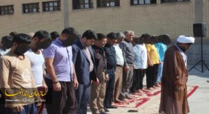 ندای نیایش باران و تقاضای رحمت الهی از آسمان در گلستان شهدای اصفهان