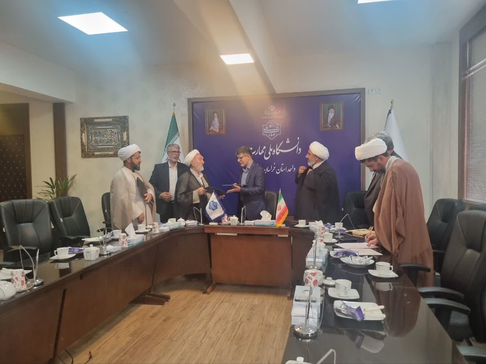 شورای اقامه نماز دانشگاه ملی مهارت خراسان رضوی برگزار شد