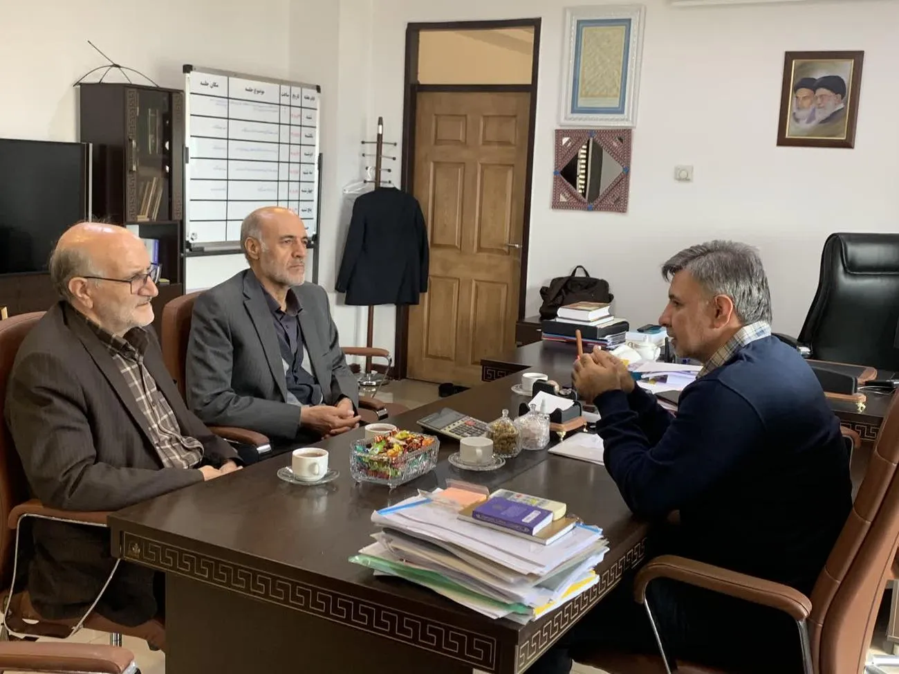 دیدار مدیر ستاد اقامه نماز کردستان با رئیس سازمان مدیریت و برنامه‌ریزی استان