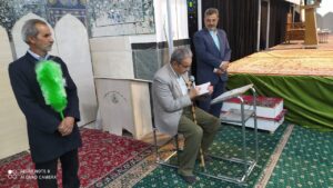 اختتامیه شب شعر "یاس کبود" در شهرستان کاشمر برگزار شد