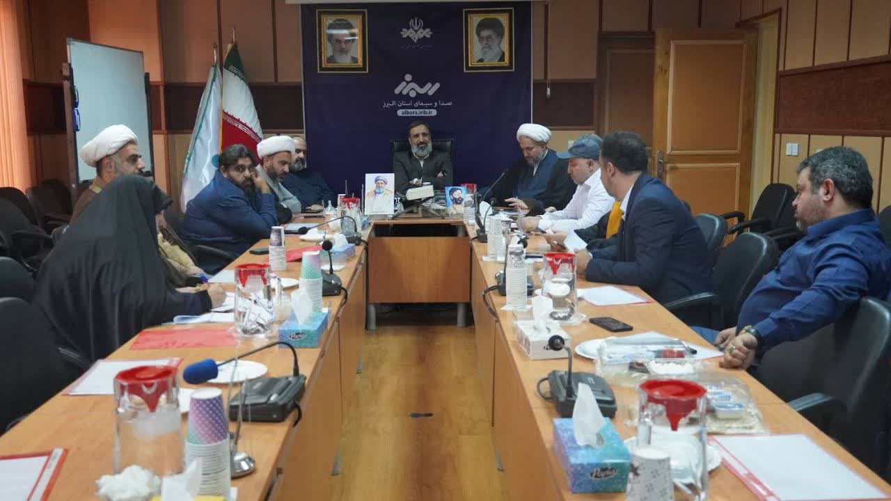 حضور مدیرستاد اقامه نماز استان البرز در قرارگاه رسانه