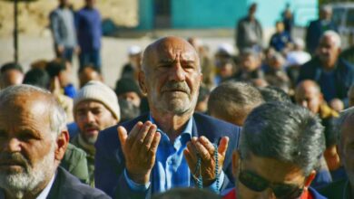 اقامه نماز استسقاء در شهرستان هرند اصفهان