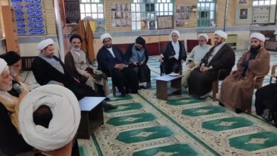 گردهمایی روحانیون شهرستان نطنز اصفهان