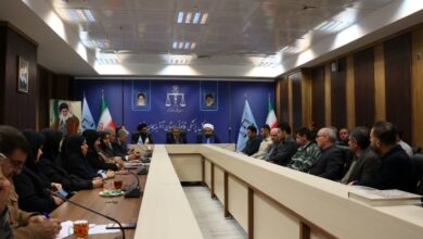 شورای اقامه نماز اداره‌کل پزشکی قانونی آذربایجان غربی برگزار شد