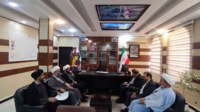 دیدار مدیر ستاد اقامه نماز لرستان با فرماندار پلدختر