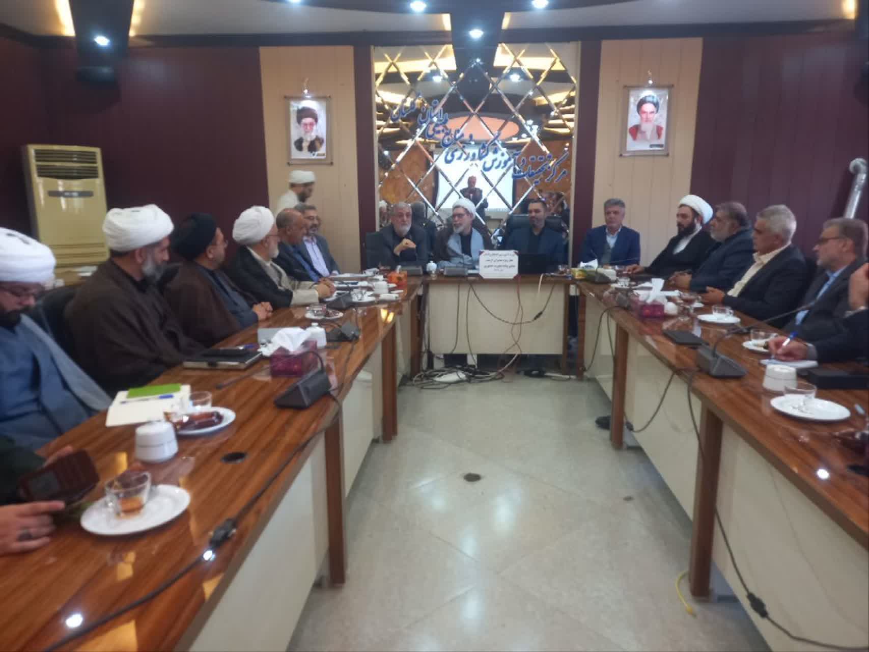 جلسه شورای اقامه نماز سازمان جهاد کشاورزی استان گلستان برگزار شد