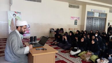 گفتمان دانش آموزی با محوریت نماز فریدن اصفهان