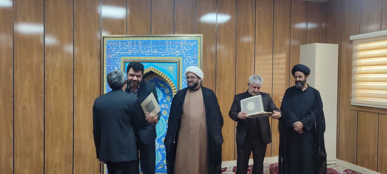 افتتاح و بهسازی نمازخانه اداره کل امور مالیاتی لرستان با حضور حجت‌الاسلام چراغی