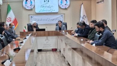 جلسه شورای اقامه نماز در اداره کل ثبت اسناد و املاک لرستان