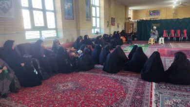 نشست فرهنگی و تربیتی بانوان محلات شهرستان فریدن اصفهان