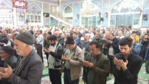 اقامه نماز باران شهرستان نجف آباد اصفهان