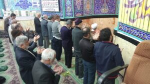 اقامه نماز باران شهرستان نجف آباد اصفهان