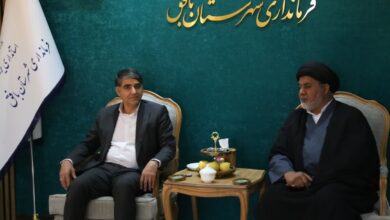 دیدار مدیر ستاد اقامه نماز بافق با فرماندار شهرستان بافق