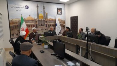 جلسه شورای اقامه نماز شرکت ارتباطات زیرساخت قم