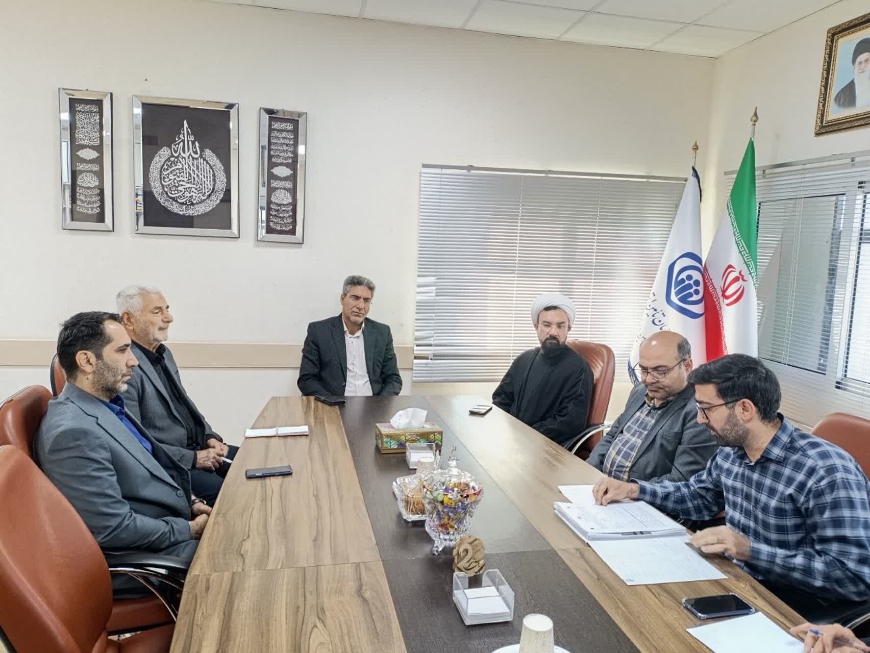 جلسه شورای اقامه نماز اداره کل تأمین اجتماعی استان سمنان برگزار شد