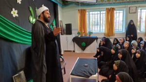 نشست آموزشی نماز در مدرسه علومومعارف اسلامی شهیدمطهری شهرکرد برگزار شد