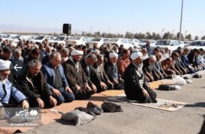 نماز باران به امامت نماینده ولی‌فقیه در سمنان برگزار شد