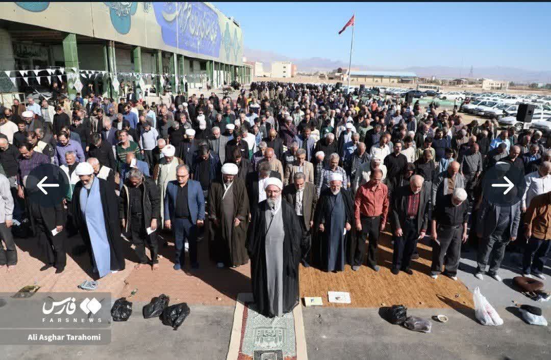 نماز باران به امامت نماینده ولی‌فقیه در سمنان برگزار شد