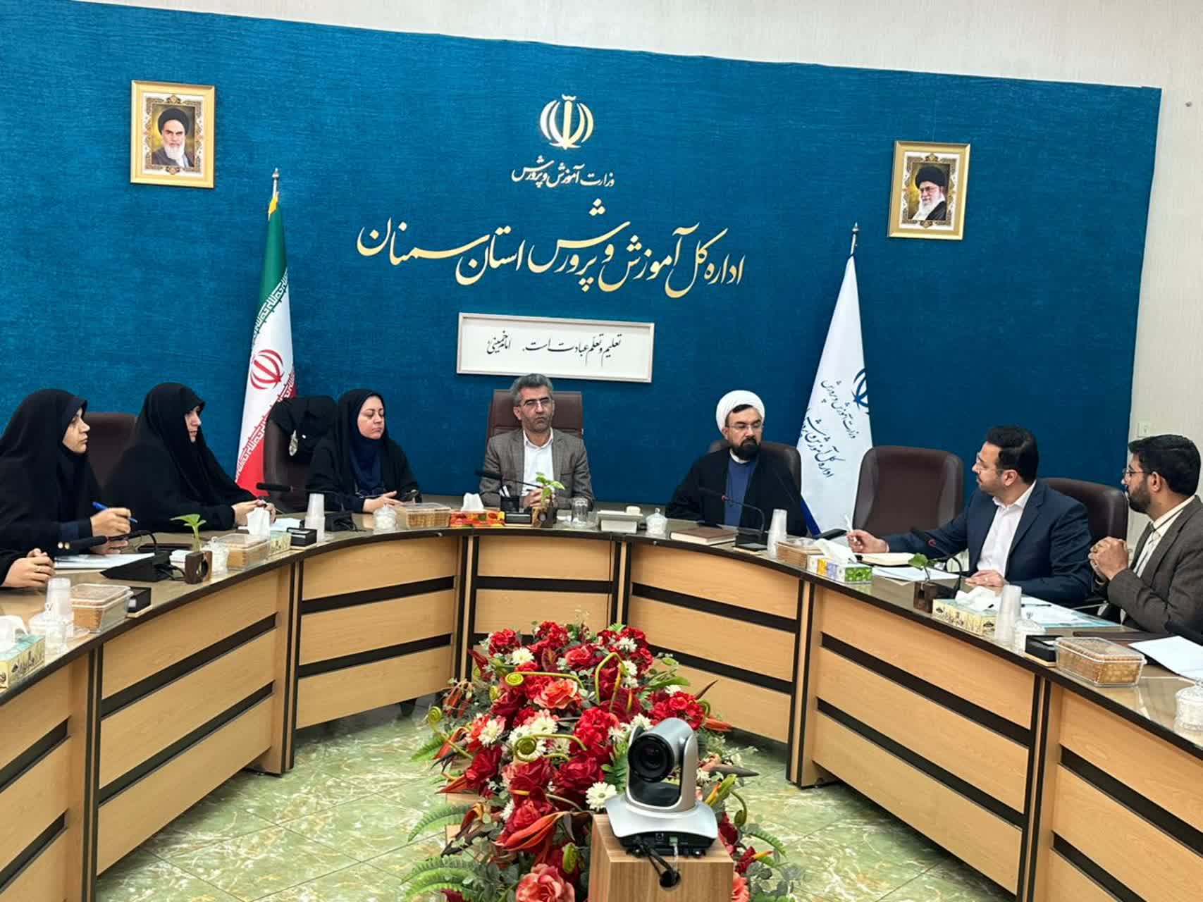 برگزاری چهارمین جلسه شورای اقامه نماز اداره‌کل آموزش و پرورش استان سمنان