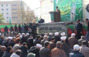 ندای نیایش باران و تقاضای رحمت الهی از آسمان در گلستان شهدای اصفهان