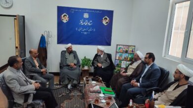 مسئول حوزه نمایندگی ولی فقیه در سازمان جهاد کشاورزی خراسان جنوبی با مدیر ستاد اقامه نماز استان دیدار کرد