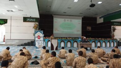 نشست تخصصی شیوه های جذب به نماز ویژه سربازان مرکز آموزشی امام رضا(ع) بیرجندبرگزار شد
