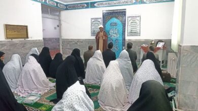 هیات اندیشه ورزنماز در مندرسه دخترانه کرامت سرایان برگزار شد