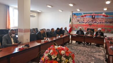 حضور مسئولین شهرستان دلفان در جلسه شورای اقامه نماز به ریاست امام جمعه