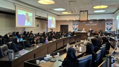 برگزاری نشست دانشجویی در دانشگاه علوم پزشکی شهرستان بم