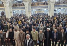 اقامه نماز باران در اردبیل