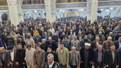 اقامه نماز باران در اردبیل