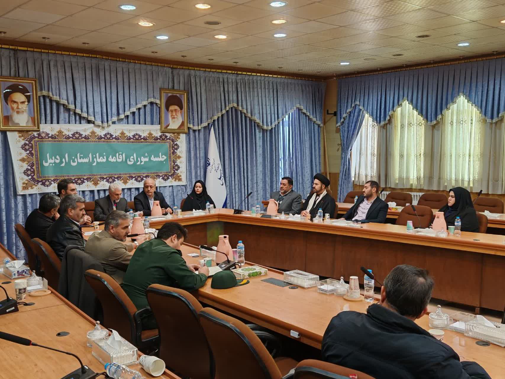 جلسه شورای اقامه نماز استان اردبیل