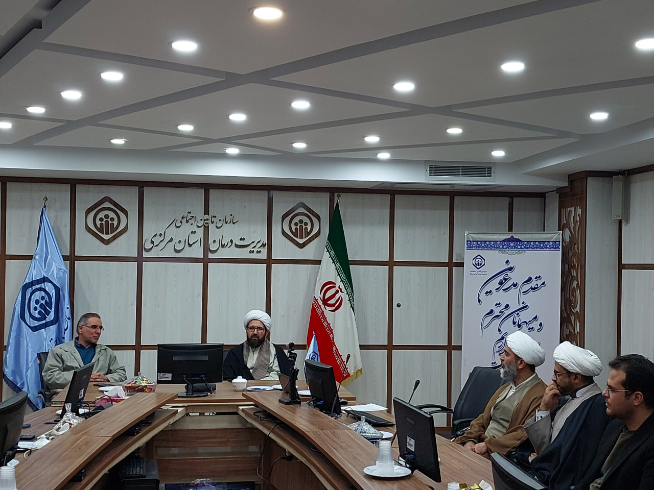 جلسه شورای اقامه نماز مدیریت درمان تامین اجتماعی استان مرکزی