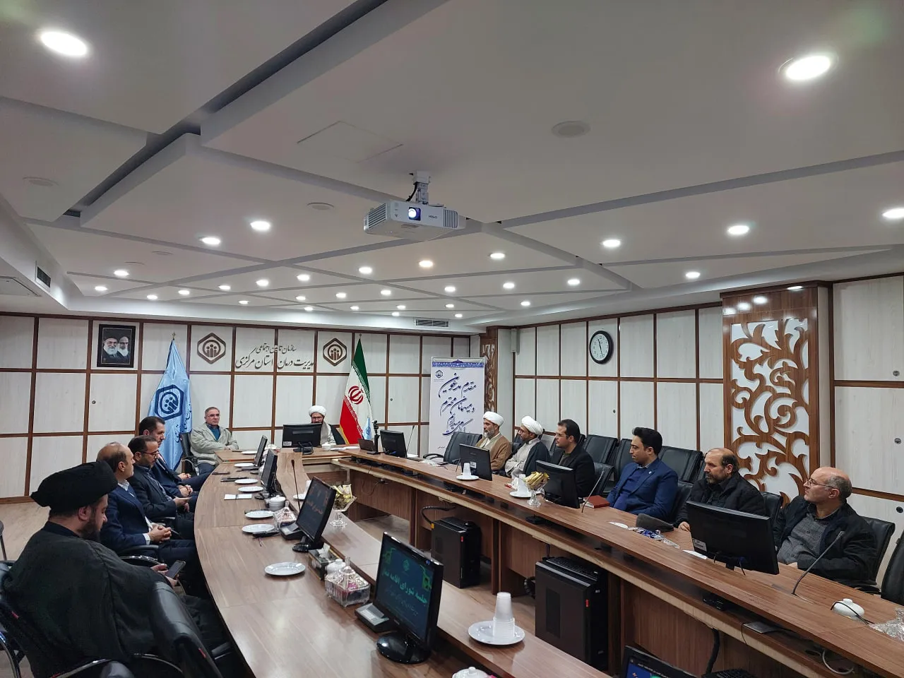 جلسه شورای اقامه نماز مدیریت درمان تامین اجتماعی استان مرکزی