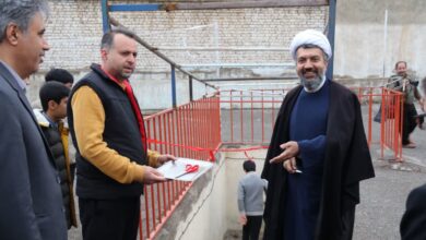 افتتاح نمازخانه دبیرستان پسرانه رزاق افشارچی زنجان