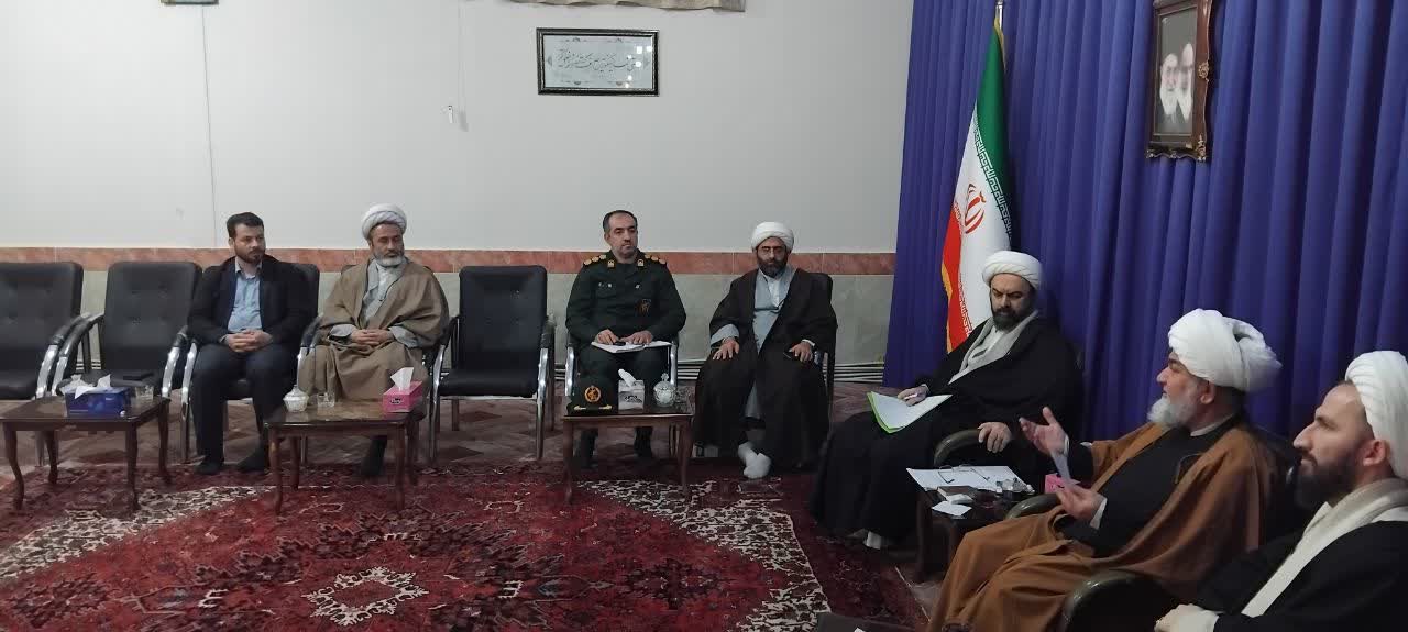 نهمین جلسه قرارگاه پشتیبانی از مساجد شهرستان آذرشهر