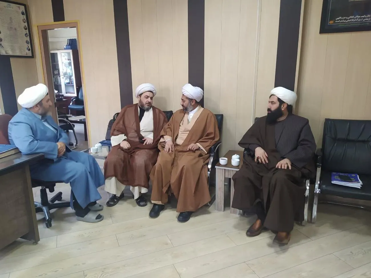 جلسه مدیر ستاد اقامه نماز با مسئول اداره اوقاف و امور خیریه
