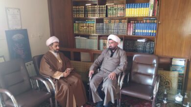 دیدار مدیر ستاد اقامه نماز با مدیر حوزه علمیه استان