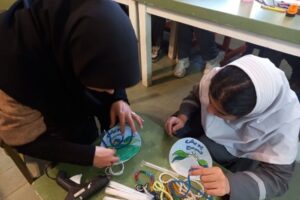 کودکان شرکتکننده در پویش ملی تسبیح در کانون پرورش فکری لرستان