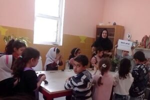 کودکان شرکتکننده در پویش ملی تسبیح در کانون پرورش فکری لرستان