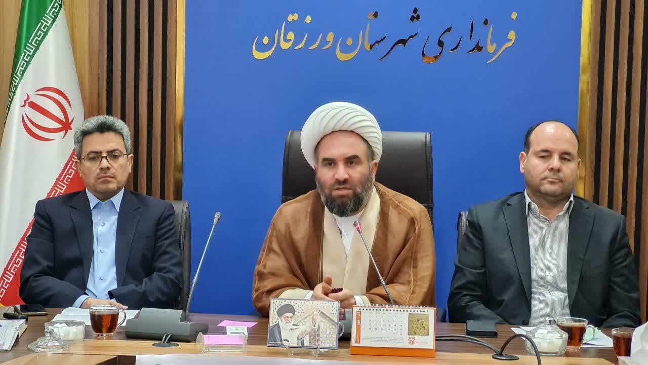 جلسه شورای اقامه نماز شهرستان ورزقان