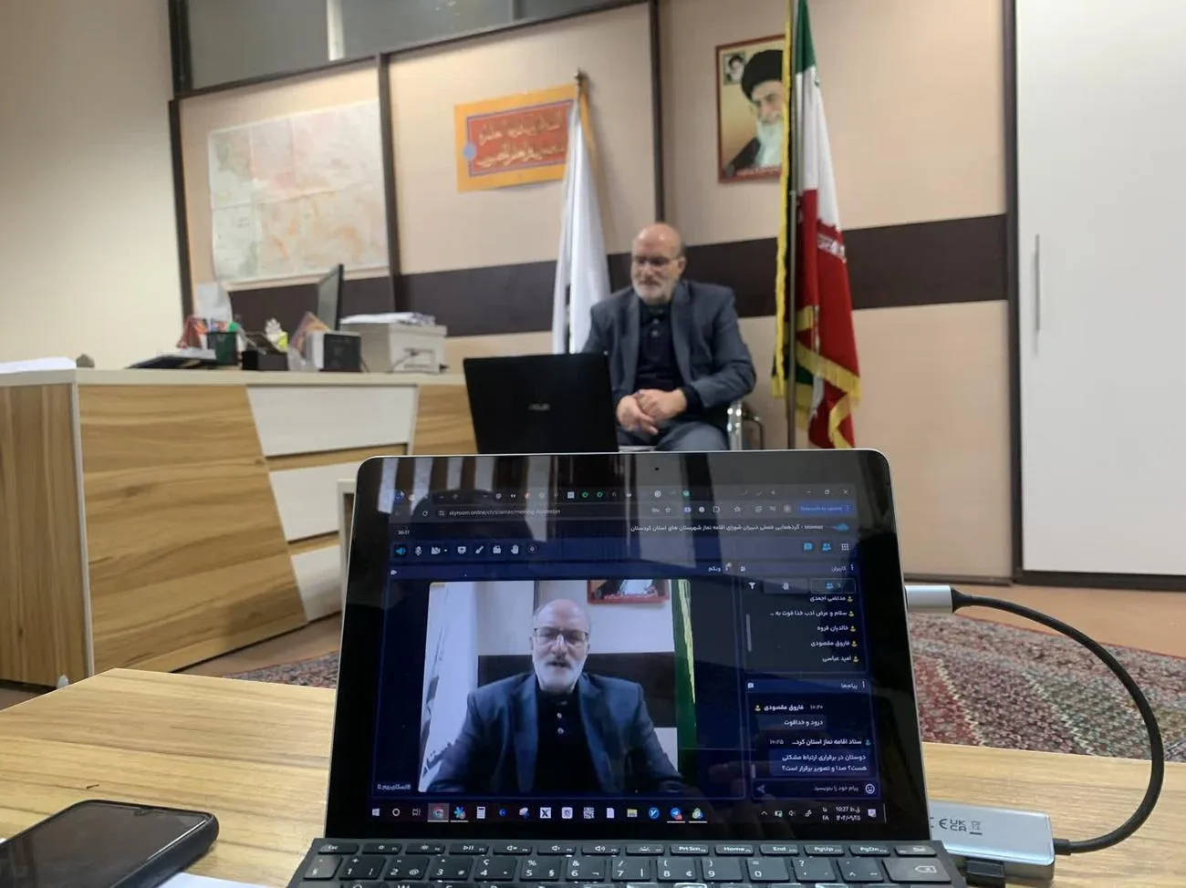 گردهمایی وبیناری دبیران شورای اقامه نماز شهرستان‌های استان کردستان برگزار شد
