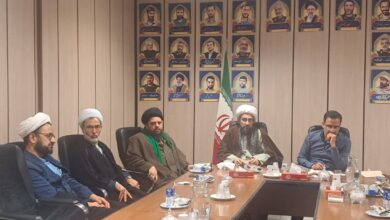 برگزاری جلسه روحانیون فعال در مدارس شهرستان گلپایگان با فرماندار شهرستان استان اصفهان