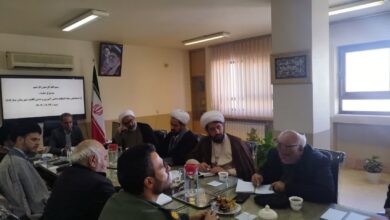 جلسه هیأت های اندیشه ورز نماز در مدارس شهرستان مبارکه اصفهان