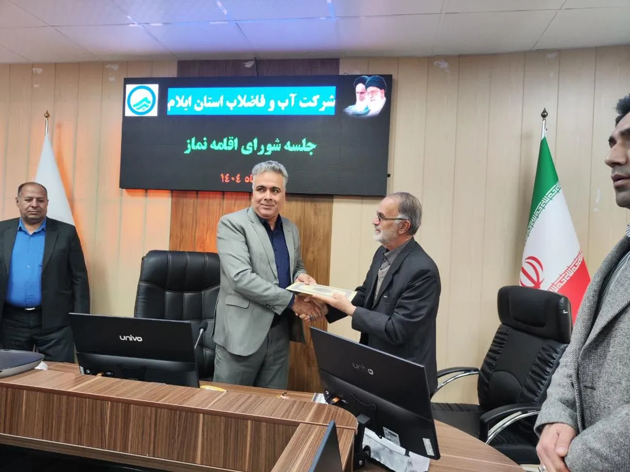 جلسه شورای اقامه نماز شرکت آب و فاضلاب استان ایلام برگزار شد